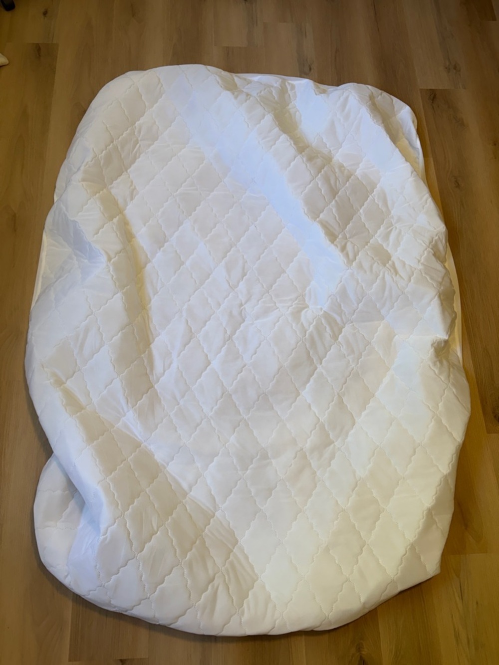 Mainstays - White Quilted Full Mattress Pad - Soft Waterproof Protector NWOT